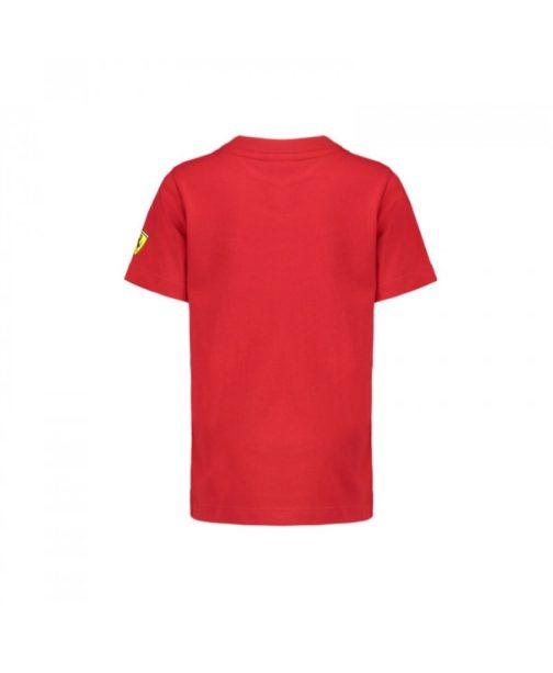 Kid's Car Graphic T-Shirt Red 2018 Scuderia Ferrari - Image 2