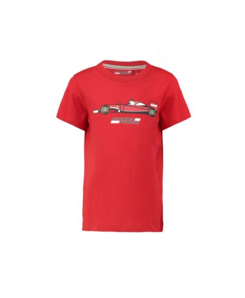 Kid's Car Graphic T-Shirt Red 2018 Scuderia Ferrari
