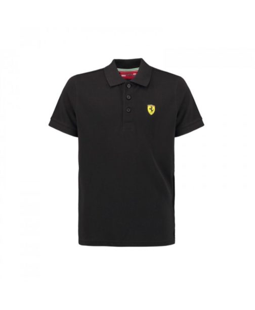 Kid's Classic Polo Shirt Black 2018 Scuderia Ferrari