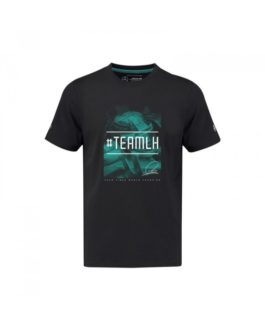 Men’s Lewis Hamilton Team LH T-Shirt Black 2018 Mercedes-AMG Petronas Motorsport