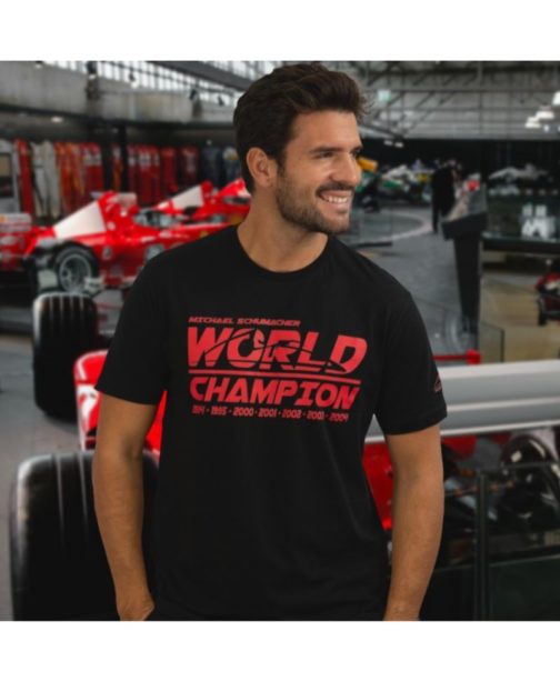Michael Schumacher T-Shirt World Champion black - Image 2