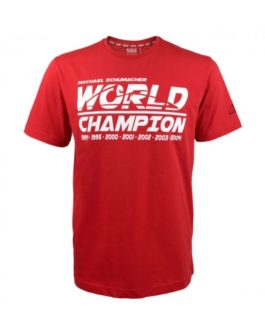 Michael Schumacher T-Shirt World Champion red