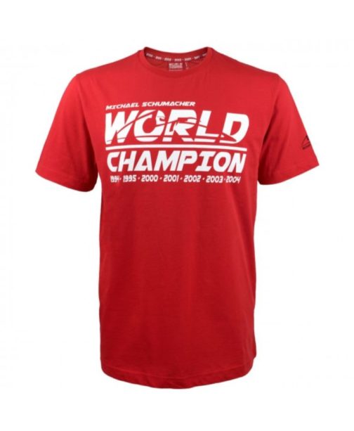 Michael Schumacher T-Shirt World Champion red