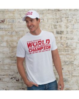 Michael Schumacher T-Shirt World Champion white