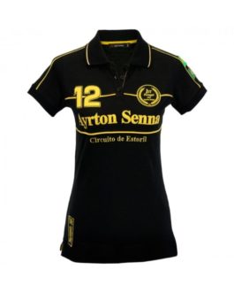 Ayrton Senna Ladies Polo-Shirt 1st Victory 1985