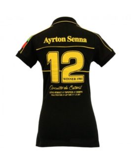 Ayrton Senna Ladies Polo-Shirt 1st Victory 1985