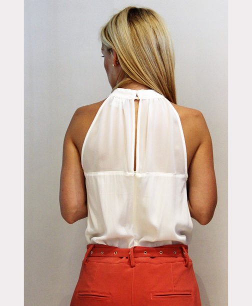 Atos Lombardini High Neck Top Powder - Image 8