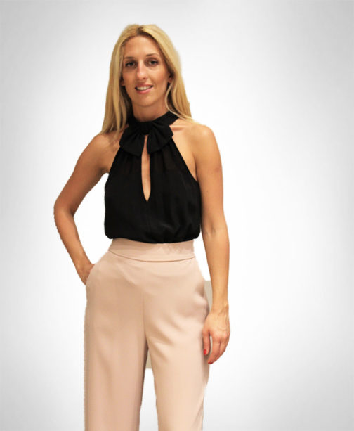 Atos Lombardini High Neck Top Powder - Image 5