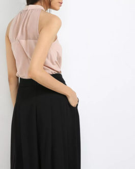 Atos Lombardini High Neck Top Powder