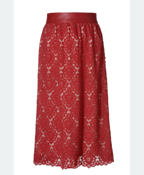 Atos Lombardini Midi Crochet Skirt - Image 6