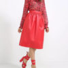 Eco Leather Midi Dress