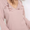 Atos Lombardini Ruffled Dress On Collar And Sleeves - Image 5