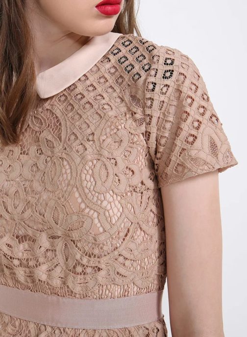 Atos Lombardini Midi Crochet Dress - Image 3