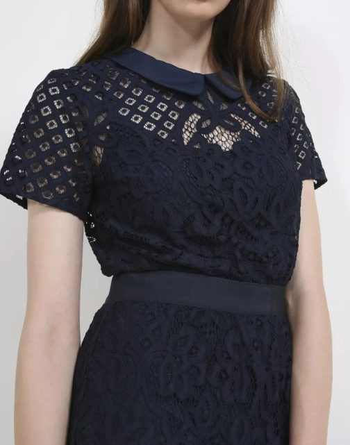 Atos Lombardini Midi Crochet Dress - Image 6