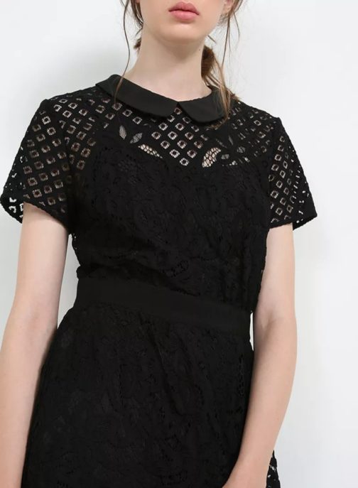 Atos Lombardini Midi Crochet Dress - Image 4