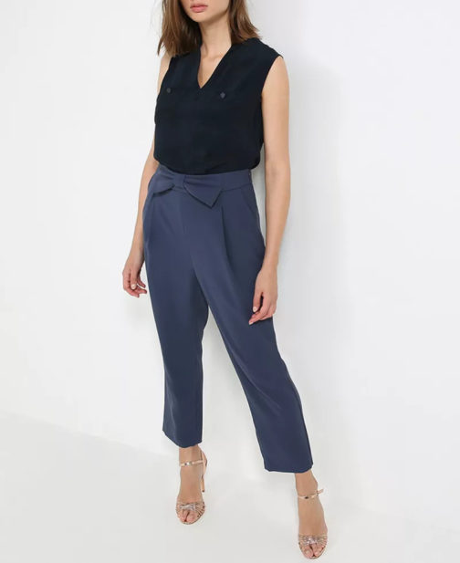 Atos Lombardini Sleeveless Pocket Basic Top - Image 3