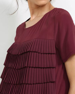 Atos Lombardini Ruffled Top