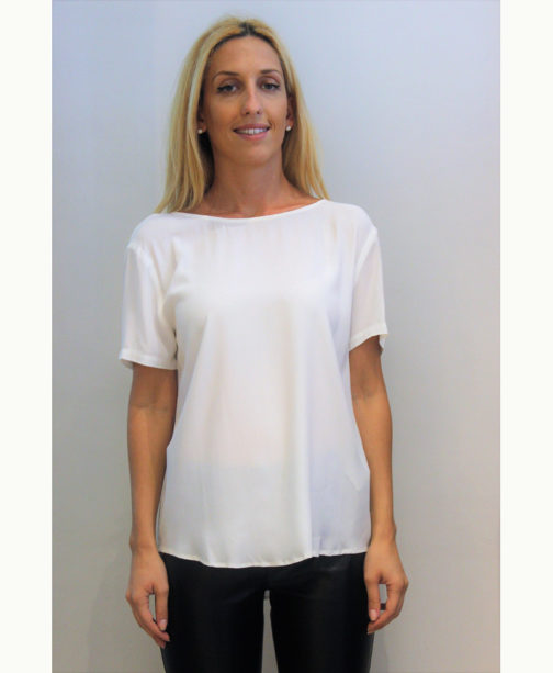Atos Lombardini Short Sleeve Basic Top - Image 7