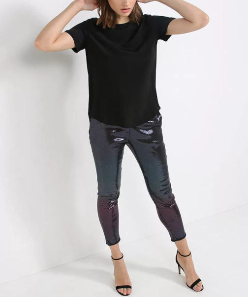 Atos Lombardini Short Sleeve Basic Top - Image 3