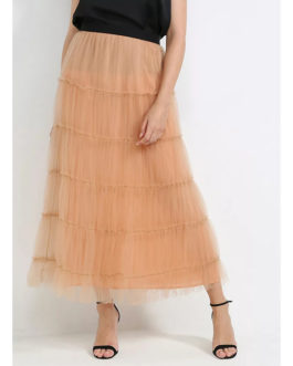 Atos Lombardini Long Tulle Skirt