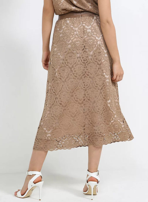 Atos Lombardini Midi Crochet Skirt - Image 4