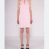 Atos Lombardini Pink Ruffled Mini Dress - Image 4