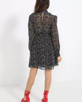 Atos Lombardini Sunglasses Print Short Dress