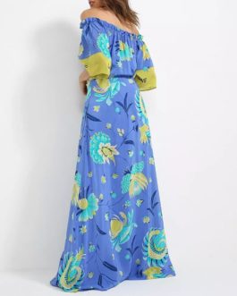 Atos Lombardini Maxi Floral Dress