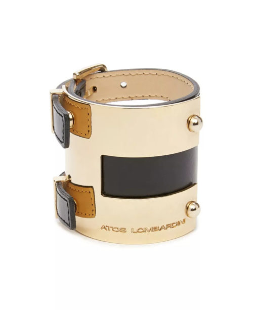 Atos Lombardini Oversized Leather Bracelet - Image 2