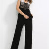 Sleeveless Crochet Jumpsuit