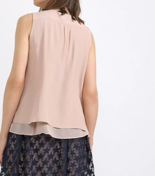 Atos Lombardini Sleeveless Ruffled Top - Image 5
