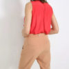 Atos Lombardini Sleeveless Ruffled Top - Image 2