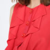 Atos Lombardini Sleeveless Ruffled Top - Image 4