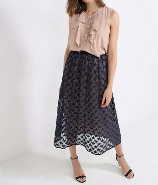 Atos Lombardini Sleeveless Ruffled Top - Image 6