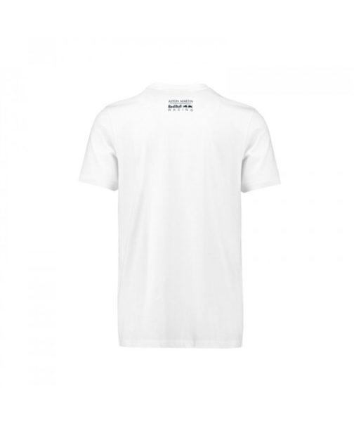 Men's Chase T-Shirt White 2018 Aston Martin Red Bull Racing - Image 2