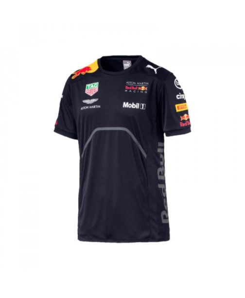 Men's Team T-Shirt Blue 2018 Aston Martin Red Bull Racing