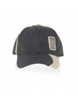 CAP, CHARCOAL GREY-WHITE