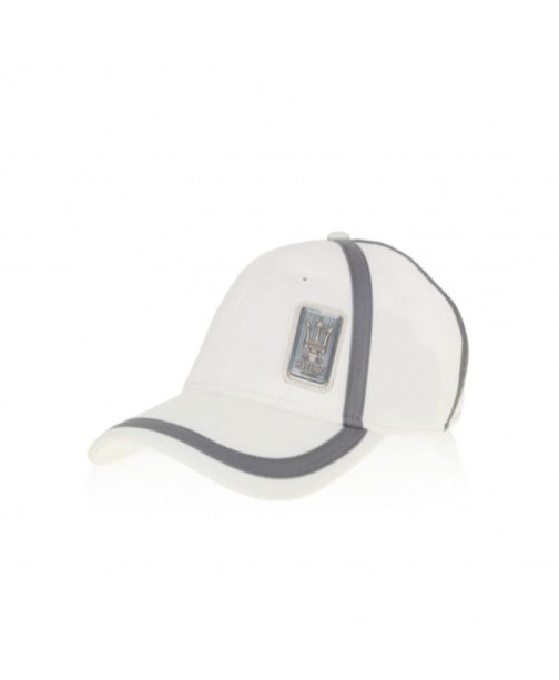 COTTON CAP WHITE-CHARCOAL GREY