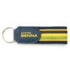 Ayrton Senna Fabric Keyring Helmet - Image 2