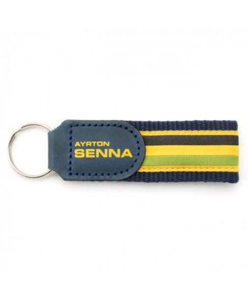 Ayrton Senna Fabric Keyring Helmet - Image 2