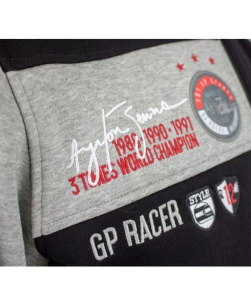 Ayrton Senna Sweat Jacket 41 Victories - Image 3
